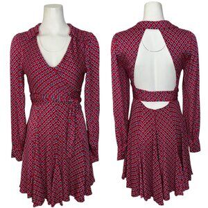 Free People It Takes Two Sleeve Mini Dress S Pop Combo